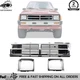 NEW Front Grille & Head Light Door For 1987-1988 Toyota Pickup 1987-1989 4Runner
