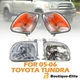 Headlight Turn Signal Light Kit For 05-06 Toyota Tundra LH RH Regular/Access Cab