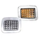 Front Chrome LED Parking Signal Light Set For 2003-2008 H2 Hummer 05-08 H2 SUT
