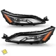 For 2021 2022 2023 Nissan Rogue w/ Halogen Signal LED DRL Headlights Left+Right