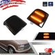 Smoked Amber Corner Side Marker Signal Parking Lights for 95-05 Chevy Safari Van