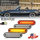 4X LED Side Marker Lights Clear Lens Front & Rear FOR MAZDA MX-5 MIATA 1990-2005