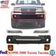 Front Textured Bumper Cover Chrome Trim & Signal Lamps LH+RH For 1998-00 Tacoma