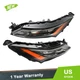 Pair For Nissan Rogue S SL SV 2021-2023 Halogen w/LED DRL Daytime Running Lights