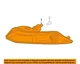 FORD OEM 18-23 Mustang Front Lamps Park Lamps-Park Lamp JR3Z13200B