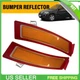 2pcs For 2011-2013 BMW E70 X5 LCI Front Bumper Side Marke Reflector Amber Yellow