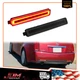 For 08-2013 Cadillac CTS CTS-V Smoked LED Rear Bumper Reflector Lights Fog Lamps