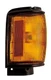 Corner Signal Light for 84-86 Toyota Pickup 2WD/4Runner (Black) Passenger Right