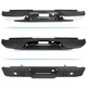 Chrome/ Black Complete Rear Bumper For Chevy Silverado GMC Sierra 1500 1999-2007