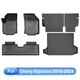 Car Floor Mats&Cargo Liner&Backrest Mats TPE Rubber For 2018-2024 Chevy Equinox