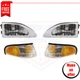 New Corner Lights and Headlights 4 pieces set for 1994-1998 Mustang SVT Cobra