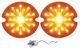 United Pacific Super Bright LED Front Parking Light Set 1953-1962 Chevy Corvette