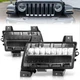 ANZO 2018-2021 Jeep Wrangler LED Side Markers Chrome Housing Smoke Lens w/ Seq.