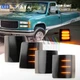 Smoked 94-99 GMC C/K Suburban Yukon LED Sequential Corner Marker Signal Blinkers
