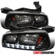 Fit 2006-2010 Dodge Charger Black LED Strip Headlights Corner Signal Lamps 06-10