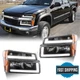 2004-2012 Chevy Colorado/GMC Canyon Black LED DRL Tube Headlights Left+Right DOT 2004-2012 Chevy Colorado/GMC Canyon Black LED DRL Tube Headlights Left+Right DOT