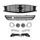 For 2010-2013 Infiniti G37 11-12 G25 Front Bumper Upper Lower Grille Fog Lights