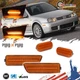 4PCS/Set Amber Lens Yellow LED Lamps For VW MK4 Golf GTI Jetta Front Side Marker