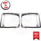 Headlight Door TO2513113 TO2512111 Set of 2 for 1989-1991 Toyota Pickup DLX, SR5
