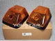 E Mark 2 x AMBER Turn Signal Indicators for Mercedes W463 W461 W460 G Class Wolf
