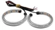 New Rage Cycle Rage 360 LED Front Turn Signal - 41mm - Clear RAGE-360-41