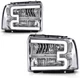 LED Headlight Assembly for 2005-2007 Ford F250 F350 F450 F550 Super Duty