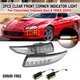 Clear Lens LED DRL Front Sequential Turn Signal Light For Chevy Camaro 1993-2002