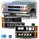 DOT LED Headlight Bumper Turn Signal Lamp for Chevrolet C10 Pickup 1994-1998