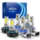 Marsauto 9005/HB3 H11/H8/H9 Light Bulbs Combo and 5202 LED Fog Light Bulbs, 9...