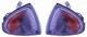 SIDE/PAIR for 1993 - 1997 Honda Civic Del Sol Front Signal Light Assembly