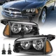 For 2006-2010 Dodge Charger Headlights Headlamps W/ Corner Lights LH&RH&BULBS