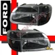95-01 Ford Explorer Black Headlights + Corner Signal Parking Lights RH + LH