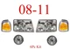 08 11 Ford Ranger 6Pc Head, Park & Fog Light Kit, Complete Assemblies