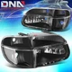 FOR FORD 95-01 EXPLORER/97 MOUNTAINEER BLACK HOUSING CLEAR SIDE HEADLIGHT/LAMP