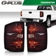 Black Brake Tail Light Assembly For Chevy Silverado 1500 2500 3500 2014-2019