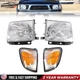 Halogen Headlight Kit For 1997-00 Toyota Tacoma RWD Left And Right Side