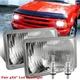 For Chevy S10 Blazer 1994 1995 1996 1997 4x6" LED Headlight Hi-Lo Beams Black S+