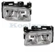 For 99-00 Escalade & 92-00 Yukon Denali Headlight Headlamp Head Light PAIR SET