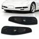 Smoke Lens Front Turn Signal Light For Chevy Chevrolet Corvette C5 1997-2004