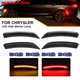 For 2015-2017 Chrysler 200 LED Front Rear Bumper Side Marker Lights Smoked 4PCS