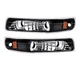 Park Signal Lights for 1999-2006 CHEVY SUBURBAN TAHOE SILVERADO Blacked Out Pair