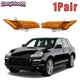 1 Pair Front Side Marker Turn Signal Light Amber For Porsche Cayenne 08-10