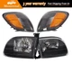 Fit For 2000-2004 Toyota Tundra Regula/Access Cab Headlights Headlamp Left+Right