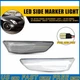2x Fit For 2003-2007 Infiniti G35 Coupe 2DR Clear White Side Marker Lights Pair