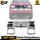 Chrome Grille Assembly + Headlight Bezel Trim For 1987-1989 Toyota 4Runner