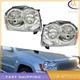 LH&RH For 2005-2006 07 Jeep Grand Cherokee Clear Lens Halogen Headlight Assembly