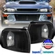 Fits 1995-2001 Subaru 95-01 Impreza WRX Corner Lamps Turn Signal Lights Black