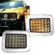 IPCW 03-08 Hummer H2 Crystal Clear LED Front Park Signal Lamp Pair LEDC-348C