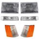 Front Turn Signal Light Kit Halogen For 1997-1998 Jeep Grand Cherokee