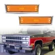 Front Side Marker Light Lens Set for 87-1991 GMC Suburban V1500 3500 R1500 2500